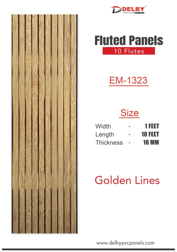 Eco Fluted Golden Line Series