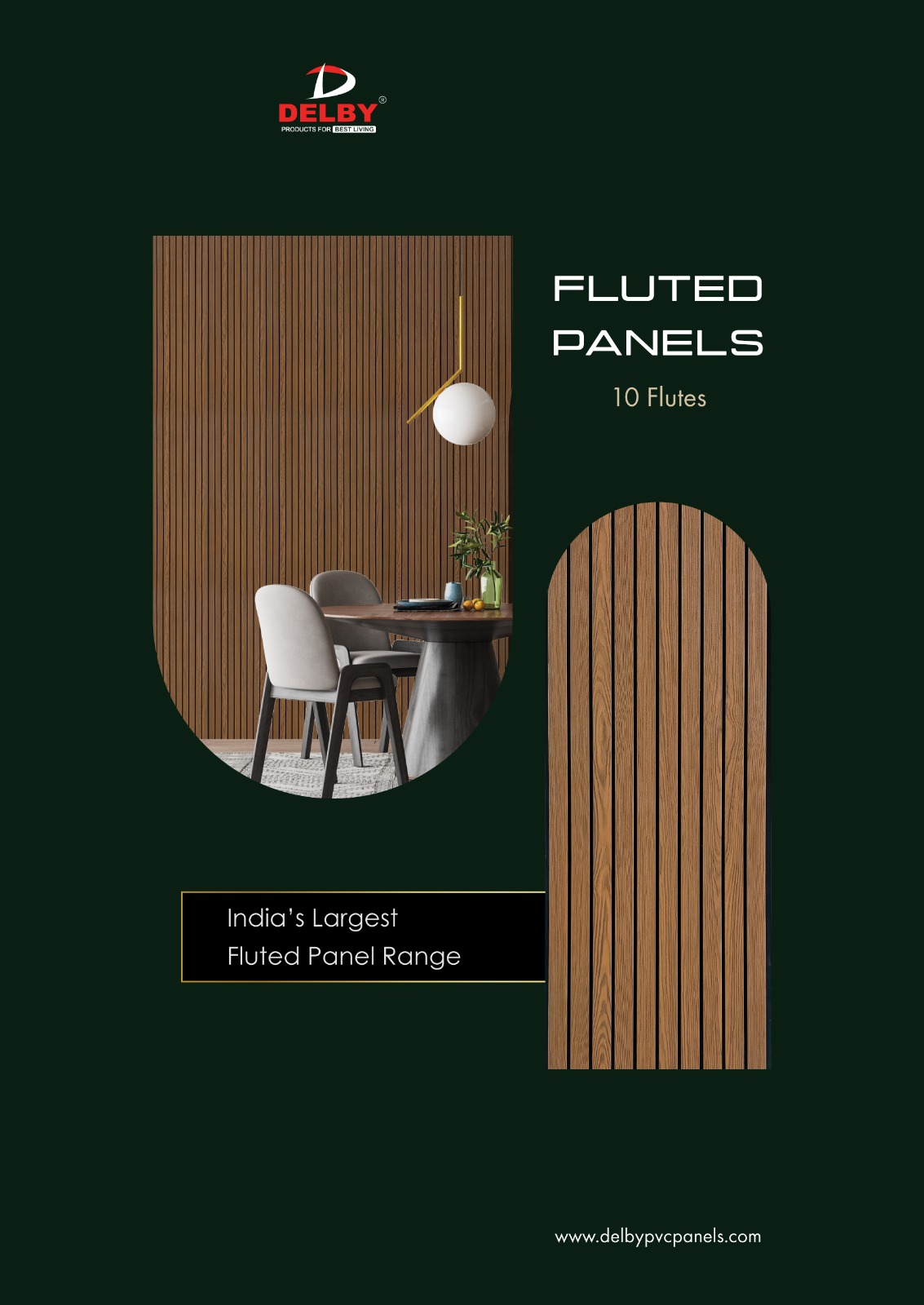 Fluted Panels -10 Flutes